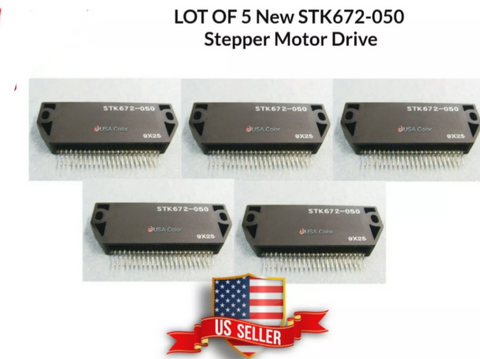 (LOT OF 5) New STK672-050  Stepper Motor Drive