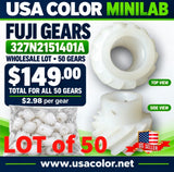LOT OF 50 FUJI FRONTIER  E327N2151401A / 327N2151401 GEARS