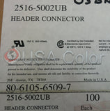 3M HEADER CONNECTOR 2516-5002UB SHROUDED HEADER 16 POS RT ANGLE 80-6105-6509-7