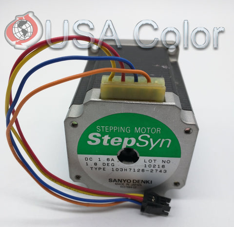 SANYO DENKI 103H7126-2743 STEPPING MOTOR MINILAB  FUJI FRONTIER 350 / 370