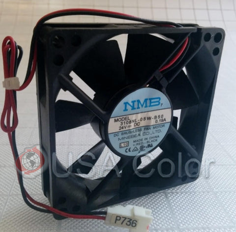 FAN NMB DC  BRUSHLESS MODEL  3108NL-05W-B50 24V  24V  0.19A