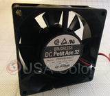 SANYO DENKI BRUSHLESS FAN DC  PETIT ACE 32  24V .09A MODEL 109P0824H217