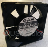 SANYO DENKI BRUSHLESS FAN DC MINI ACE 25  24V .12A MODEL 109P0924H426