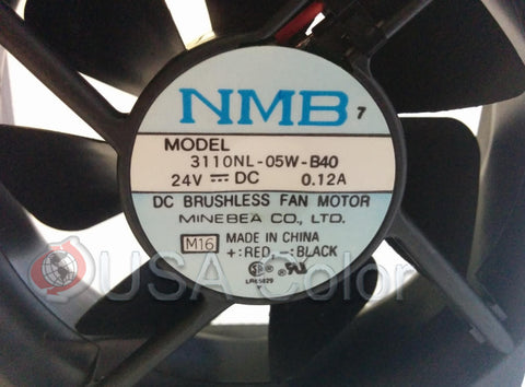 FAN NMB DC  BRUSHLESS MODEL  3110NL-05W-B40 24V  24V  0.12A