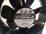 SANYO DENKI BRUSHLESS FAN DC  PETIT ACE 25  24V .07A MODEL 109R0824H4D10