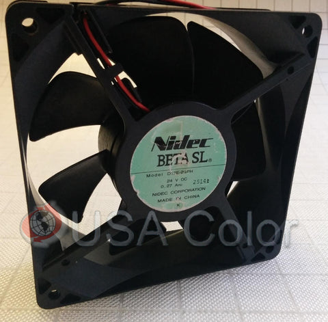 FAN NIDEC BETA SL MODEL D08T-24TG  24V DC  0.09A