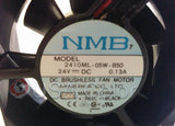 FAN NMB DC  BRUSHLESS MODEL  2410ML-05W-B50 24V  24V  0.13A