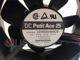 SANYO DENKI BRUSHLESS FAN DC PETIT ACE 25  24V .07A MODEL 109R0824H428