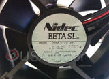 FAN NIDEC BETA SL MODEL D08A-12TU 08  12V DC  0.18A