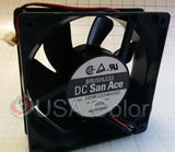 SANYO DENKI BRUSHLESS FAN DC SAN ACE 24V .25A MODEL 109R1224H102 MINILAB