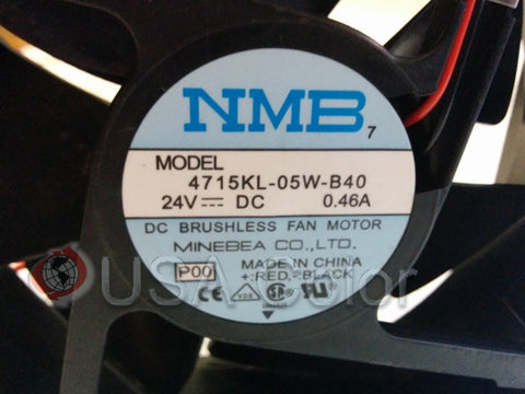FAN NMB DC  BRUSHLESS MODEL  4715KL-05W-B40 24V  0.46A