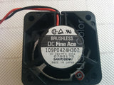 SANYO DENKI BRUSHLESS FAN DC FINE ACE  24V 0.095A MODEL 109P0424H302