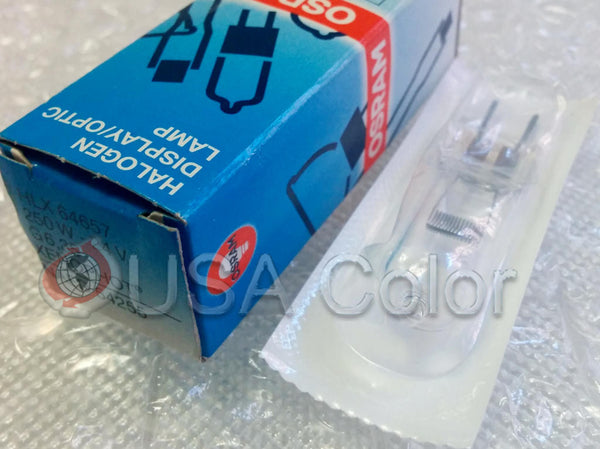 OSRAM HLX 64657 250W 24V G6.35 XENOPHOT HALOGEN LAMP – USA COLOR ...