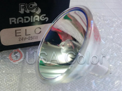 LAMP ELC RADIA 24V 050W TUNGSTEN HALOGEN