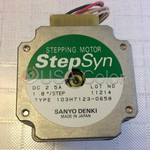 SANYO DENKI STEPPING MOTOR 103H72123-0658 FUJI FRONTIER PART 118C991980A