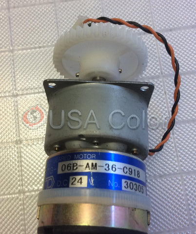 SUKASA ELECTRIC DC GEARED MOTOR 06B-AM-36-C918  FUJI FRONTIER PART 118C987932