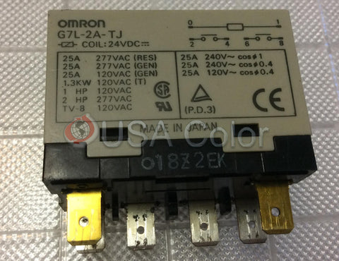 RELAY OMRON G7L-2A-TJ DC 24V FUJI FRONTIER 131G02024 MINILAB