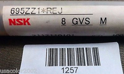 NSK 695ZZ1 BEARING 695 ZZ1 REJ 8GVS M