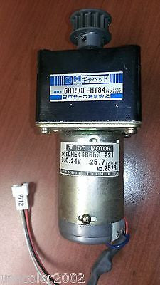 NORITSU MOTOR DRIVE I041995  JAPAN SERVO CODME44B6H7-221 W/ GEAR HEAD 6H150F-H184