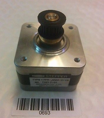 NORITSU STEPER  MOTOR I123042 MINEBEA MATSUSHITA MOTOR 17PM-J224-01VS W PULLEY