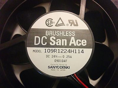 SANYO DENKY DC SAN ACE DC 24V 0.25A 109R1224H114 BRUSHLESS MINILAB FUJI