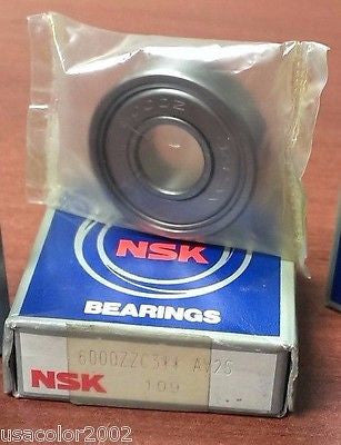 NSK FACTORY SEALED 6000ZZC3  BALL BEARING 6000 ZZC3