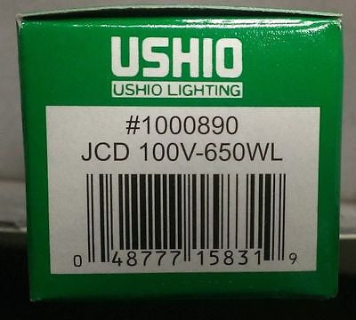 USHIO JCD 100V 650WL HALOGEN LAMP