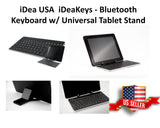 iDeaUSA's iDeaKeys - Bluetooth Keyboard w/ Universal Tablet Stand
